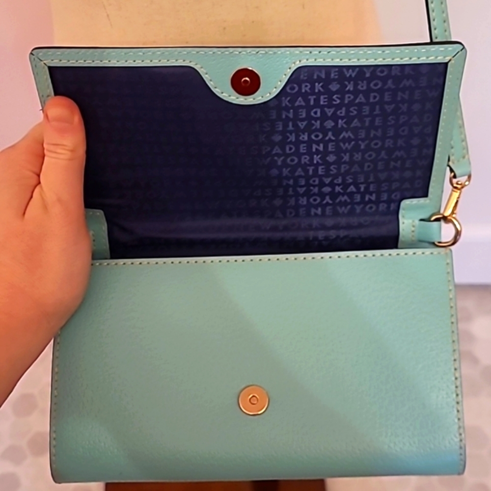 KATE SPADE light blue crossbody - Picture 4 of 6